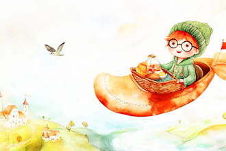 children story book illustration children story book illustration