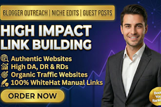 do genuine blogger outreach for niche edits and guest posts