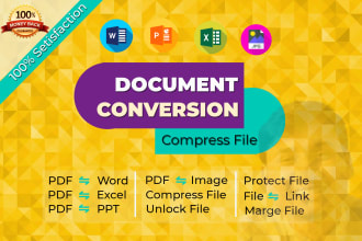 convert any file and reduce file size within 30 minutes