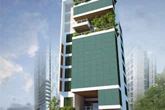 create  realistic 3d rendering