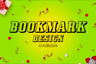 design bookmarks with bleeds and quotes card