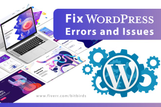 fix wordpress errors and issues