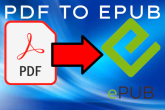 convert your pdf to epub, ebook, mobi, kindle