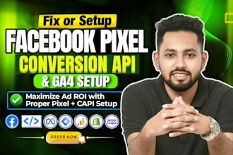 set up facebook pixel, conversion API, domain verification