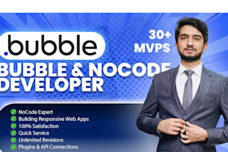 develop your responsive web app or mvp in bubble io