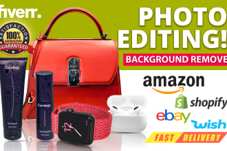 do photoshop work, remove bg, white background change, clipping path