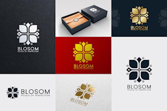 do modern creative minimalist and unique luxury custom logo design