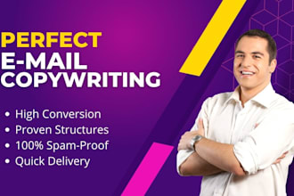 write copy of email sequences ,linkedin newsletter for you