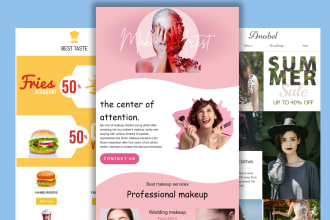 design editable responsive mailchimp email template newsletter and automation