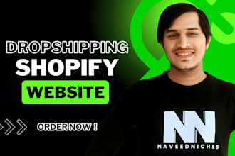 build automated shopify dropshipping store for USA UK eu, shopify website design