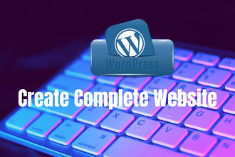 create a complete wordpress website or clone a page