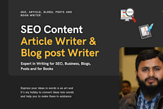be SEO content writer, article writer, and blog post writer