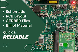 design schematic and pcb layout ready to manufacture
