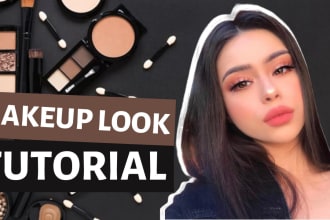 design your beauty or makeup vlog thumbnail