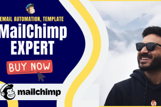 setup your mailchimp template and integrate with wordpress