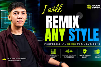 remix in edm, afro house, rnb, techno, disco, dance music