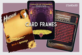 design a beautiful template for your card game