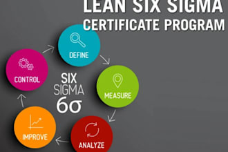 conduct six sigma and pmp certification training