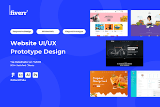 create professional UI UX design for your website app