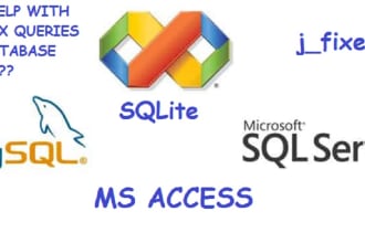 create and convert sql server, mysql, ms access database and complex queries