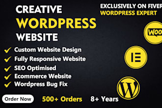 do custom and dynamic ecommerce wordpress website design for your business