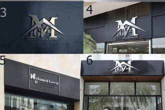 design realistic 3d mockup styles for your existing logo