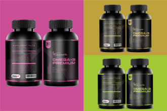 design pixel perfect product packaging label for your product