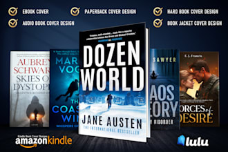 professional book cover design,e book cover design