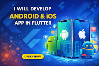 develop android ios app in flutter