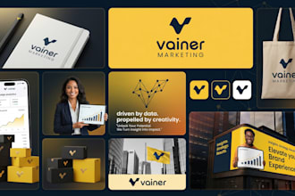 design professional branding or brand kit
