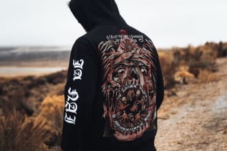 design your merch hoodies and tshirts or  brand streetwear