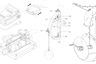 create uspto compliant patent drawings US based illustrator