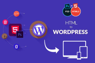 convert PSD to wordpress or figma to wordpress