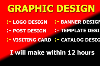 design banner, logo, graphic design and mockups