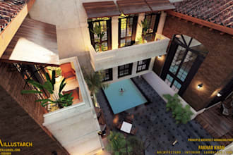 3d model, exterior, interior rendering