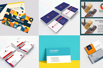 design professional business card with print ready files