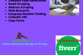 do linkedin lead generation and scrape profiles with emails