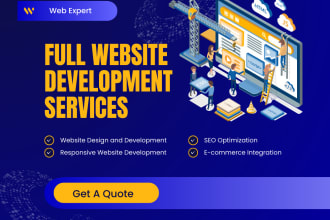 build a professional website for your business