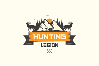 design adventure, outdoor, camping, mountain, hunting, and hiking logo
