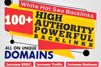 100 da pa backlinks high quality SEO service off page