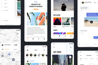 design and develop flutter app
