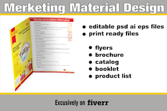 design brochure, flyers, catalog, poster