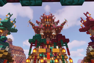 build you a professional minecraft building