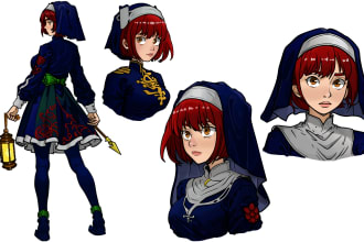 create character design, illustration or concept art