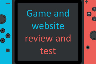 test your website, app, game or product