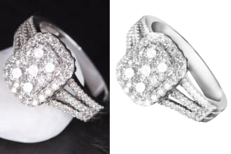 retouch jewelry in photoshop hight quality