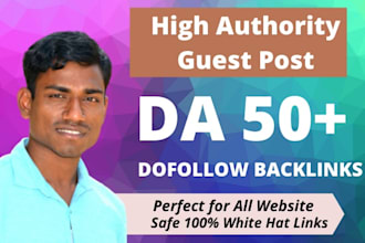 do high da guest post on da 50 to 90 website