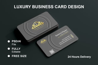 do modern and professional business card design