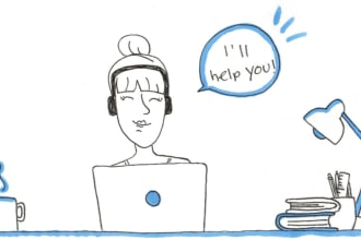 provide live customer support via live chat email or bot
