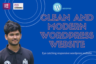create splendid, clean and modern wordpress website